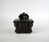 McCoy Pottery Wood Stove Cookie Jar Circa 1950s, Unmarked