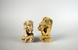 Notre Dame Gargoyle Candle Stick & Elephant Gargoyle Figure