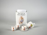 Beatrix Potter's Peter Rabbit Themed Tin & Miniature Tea Set
