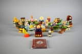 21 Mother Goose Nursery Rhyme Themed Trinket Boxes with Trinkets & Mini Ornament Book