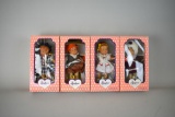 Four Effanbee Month by Month Dolls in Original Boxes: September-December