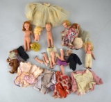 Lot of Vintage Story Book Dolls, Clothing, & Parts, Lot 496
