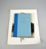 Lot of Three Greenville SC Items: Book & Vintage Two Furman Univ. Bell Tower Photographs