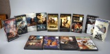 Lot of Vintage Video Media in Shrinkwrap: Nine VHS Tapes & Four DVDs