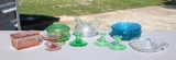 Mixed Lot of Vintage Glass Kitchen Ware, Depression Glass