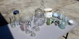 Large Mixed Lot of Glass & Metal Kitchen Ware