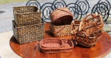 Lot of Nesting or Coordinating Baskets
