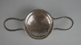 Antique 1784 British George III Sterling Silver Tea Strainer