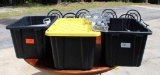 Vintage Kitchen Equipment & Cookware and Three HDX Storage Crates