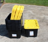 Ten HDX 27 Gallon Tough Tote with Lids, Lot 622