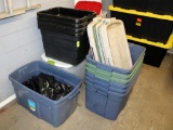 Miscellaneous Lot of Storage Tubs & Some Lids