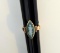Antique 10K Gold and Carved Chrysoprase Cameo Ring, Size 6.25