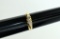 18 K Gold and 0.4 Carat Diamond Ring, Size 7.25