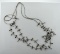 Vintage Sterling Silver Native American Double Stranded 26” Fetish Necklace