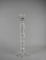 Tall 19” Faceted Crystal Candlestick