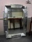 John-Richard Fine Furniture Brutalist Inspired Wall Mirror, Beveled Glass