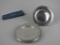 Six Alvin Manuf. Co. Sterling Silver 6” Diameter Plates, Rhode Island, with Silver Storage Clloth