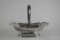 Blagden Hodgson & Co. Silver Plate Footed Basket with Handle, England