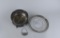 Lot of Three Service Ware Pieces: British Sterling Silver, Stieff Pewter & Derby Silver Plate