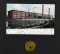 Framed Post Card & Mill Store Token of F.W. Poe Mfg Co. Cotton Mill, Greenville, SC