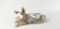 Ming Dynasty Chinese Famille Rose Medallion Ornamental Pig Figurine