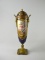 Antique Sevres French Rococo Cobalt Blue 15.5” Porcelain Covered Urn, Ormolu Mounted
