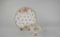 Two Dresden Style Floral Design China Pieces: 11.5 “ Plate and Tidbit Dish