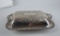 Crown Silver Plate Rectangular Two-Handled Serving Tray with Lid