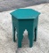 Contemporary Aqua / Teal Accent Table / Stand