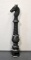 Vintage Horse Head Metal Hitching Post