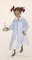 Annie Lyle Viser (So. Car. XX) Little Girl in Night Clothes, Print, Signed Lower Right