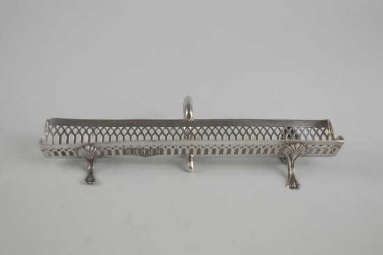 Webster Co. Sterling Silver Footed Sugar Cube Holder, Massachusetts