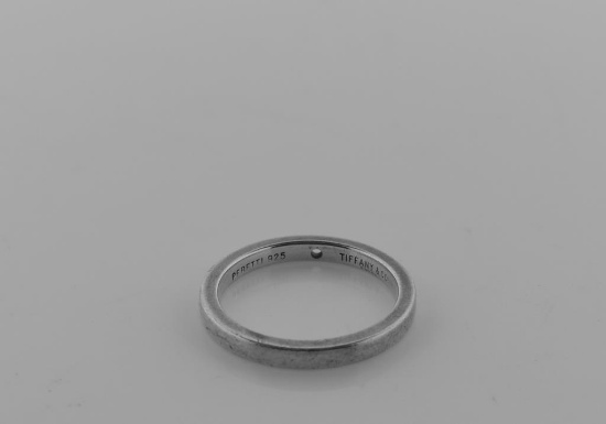 Tiffany & Co Peretti 925 Sterling Silver Band, Size 6