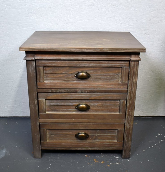 Contemporary Twillery Resaca Three-Drawer Nightstand