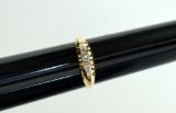 18 K Gold and 0.4 Carat Diamond Ring, Size 7.25