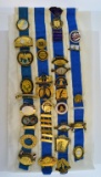 Lot of 30 Vintage Gold-Filled Daughters of American Revolution Pins / Brooches