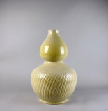 Large 19” Ceramic Vase / Lamp Base with Drilled Bottom