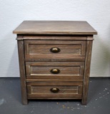 Contemporary Twillery Resaca Three-Drawer Nightstand