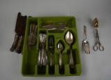 Lot of Antique Silver Plate Fatware Pieces by Various Makers