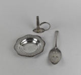 Lot of Three Silver Plated Service Ware: Viking, Wallace, & Other