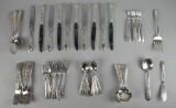 Kirk Stieff & Son “Old Maryland” Pattern Sterling Silver Flatware Set, 10 Placesettings, 67 Pieces
