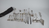 Lot of 21 Sterling Silver Flatware Pieces by Various Makers