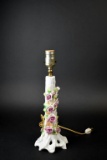 Vintage Capodimonte Floral Table Lamp