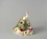 Royal Crown Derby Bone China 7” Peacock Figurine