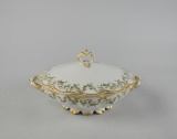 Haviland & Co.  Limoges Covered Round Vegetable Dish, France