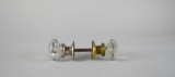 Antique Glass Door Knob Set