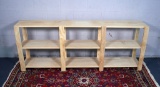 Contemporary Pine Shelving Unit