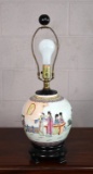 Canton Famille Rose Table Lamp