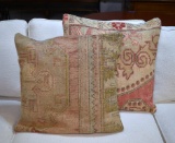 Pair of Turkish Oushak Pillows