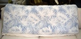 Southern Tide Blue & White Palm Fronds 68” x 90” Comforter